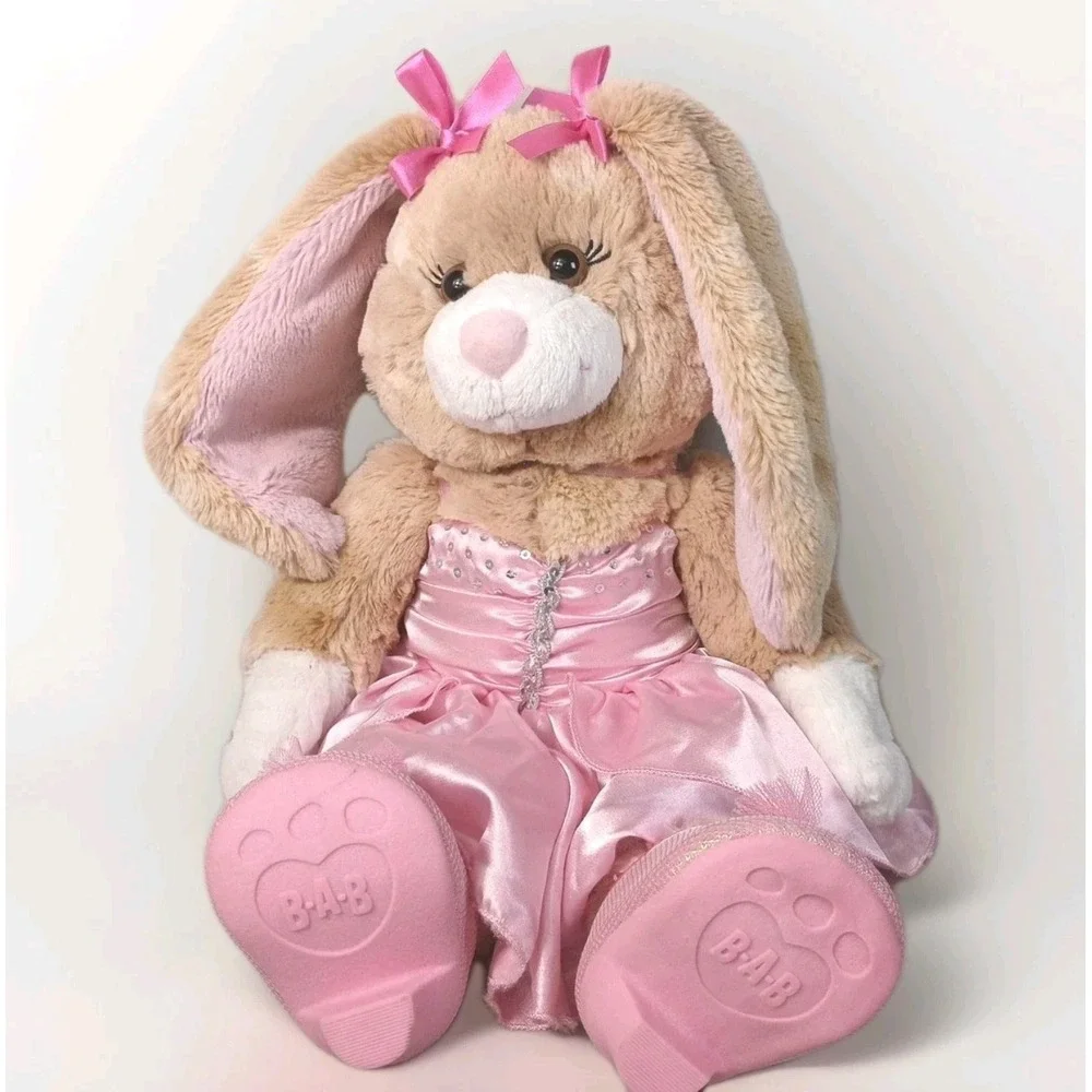 Build a Bear Cinnamon Swirl Bunny Rabbit Plush 18